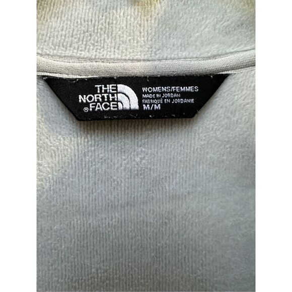 North Face women’s microfiber gray full zip jacket size Medium #17-1771 - Picture 3 of 7